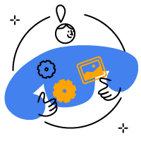AI 技術與藝術融合示意圖